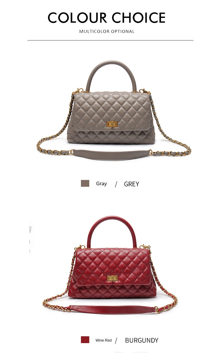 red cross body purse