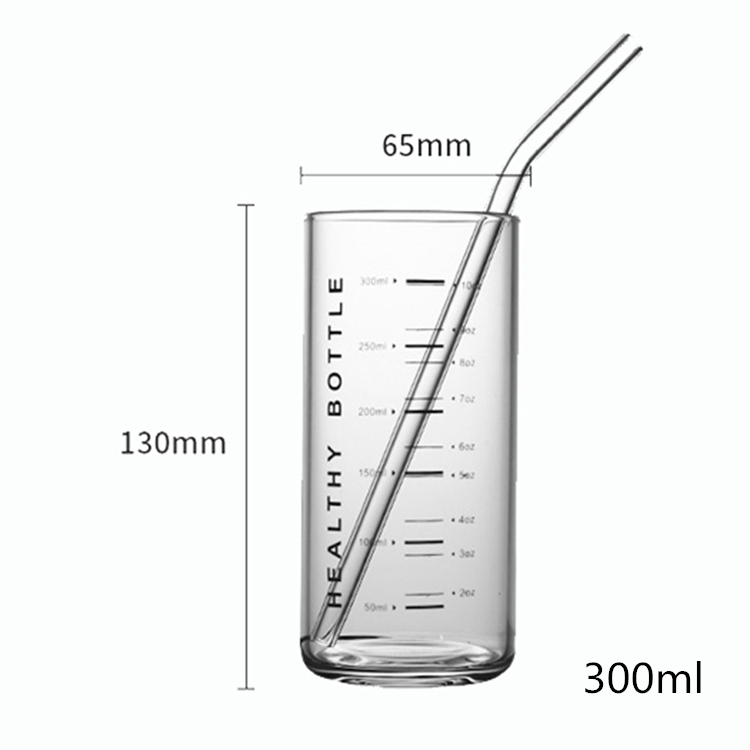Glass Milk Cup Measuring Cup Breakfast Cup High Borosilicate