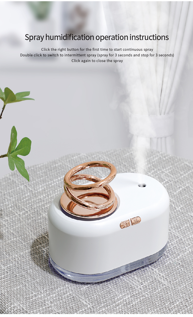 WYWD Factory Direct Supply New Arrival Customized House Humidifier Relieve Fatigue Dual Mode Persistent Spray