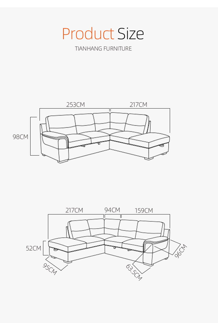sleeper sofa set with ottoman for living room sofa modern design l shape sofa bed