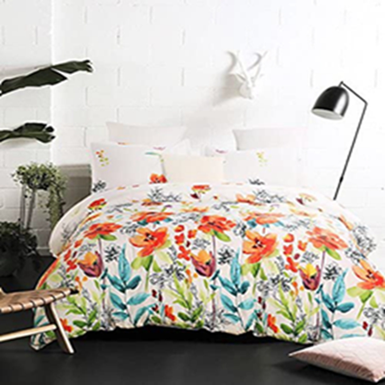 Twin Queen Fiber Fabric Is Super Soft Luxury Sunflower Printed Bedding Sets With Comforter