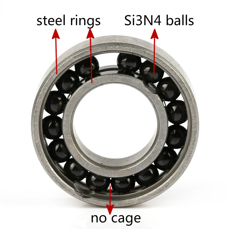 1154 SMR115 5x11x4 440 stainless steel hybrid ceramic c3 clearance with passivation Fishing gear tool ball bearing