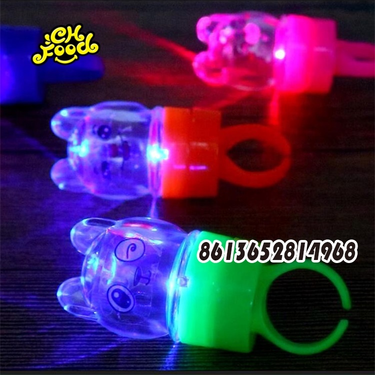 LED China Kids Novelty Cute Light up Cat Shape Ring Toy For Kids