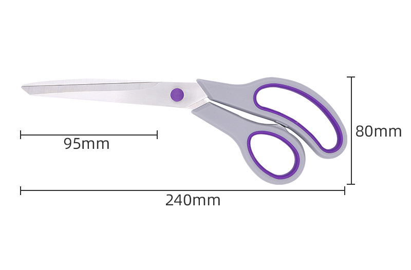 sharp curved home fabric embroidery sewing accessories shears 9.5 inch tailor scissors
