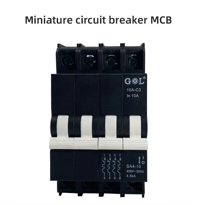 mini 4.5Ka 400V vacuum ature air 63a mcb electrical electronic miniature dc circuit breaker price
