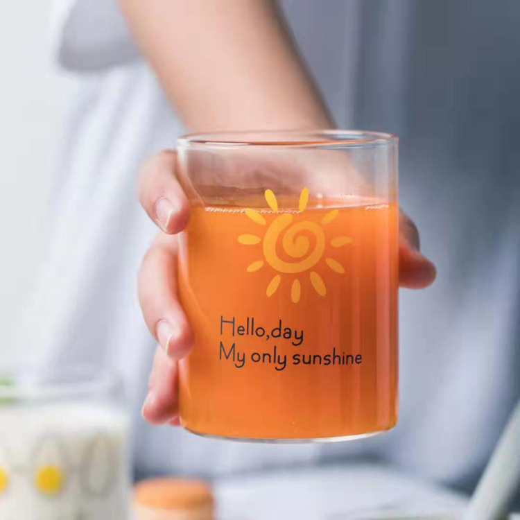 Heat Resistant Japanese Glass Milk Cup Breakfast Cup High Borosilicate
