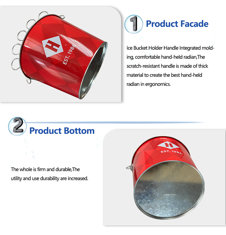 promotional fancy round colorful printed metal barrel
