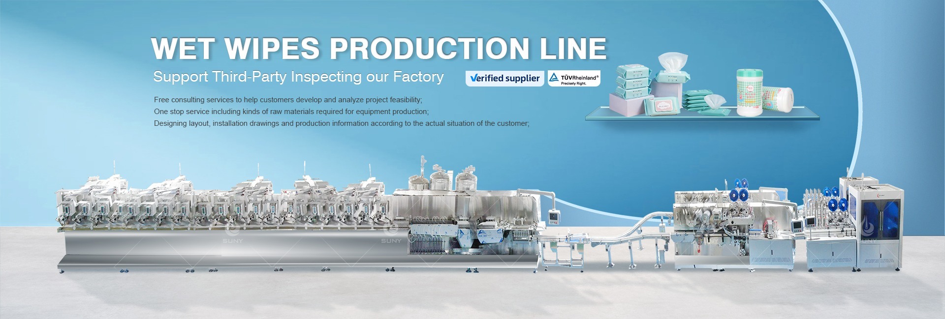 Zhengzhou Suny Industrial Co., Ltd. - Wet Wipes Machine, Flow Wrap Machine