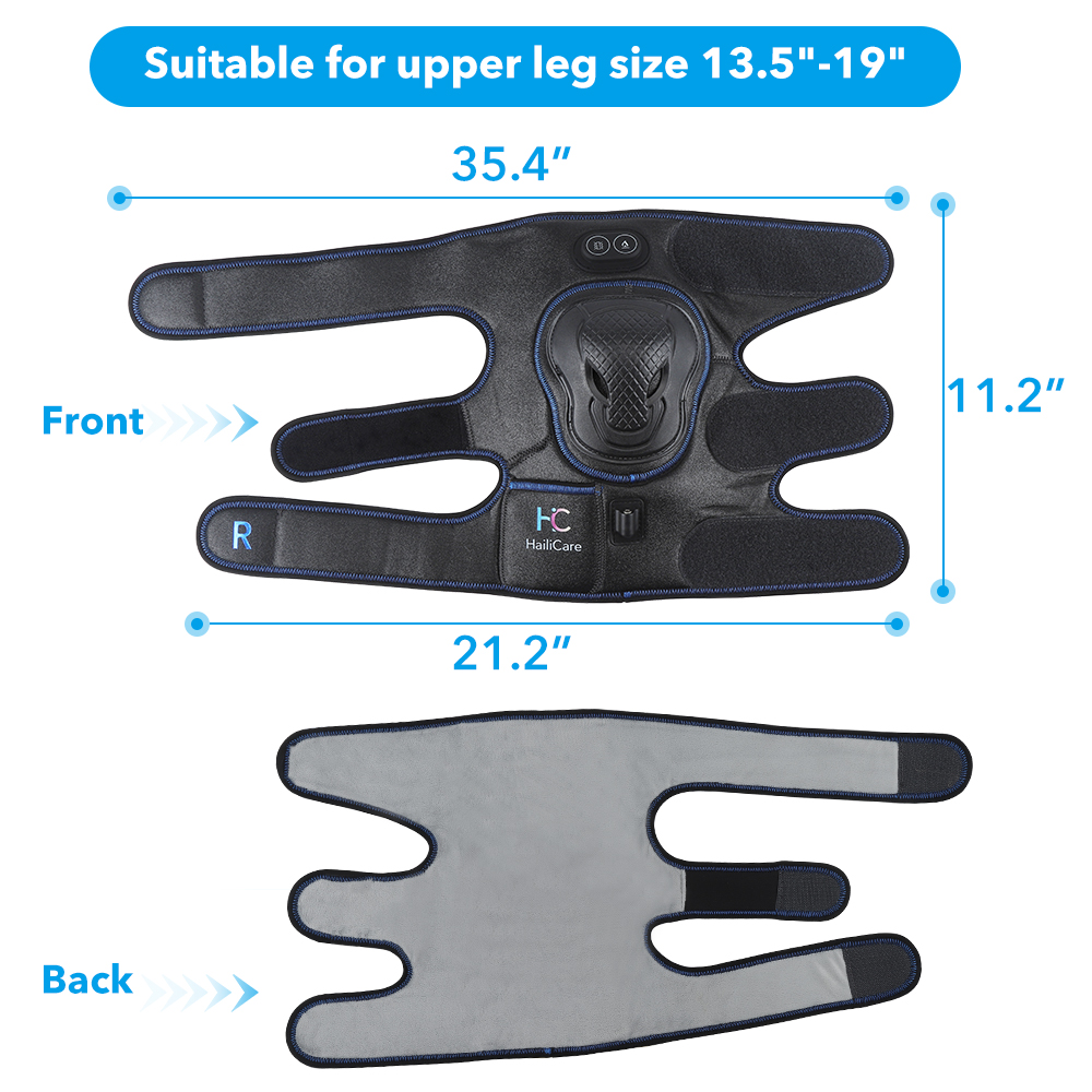 Hailicare Physiotherapy Knee Arthritis Elbow Pain Rheumatism Vibration Infrared Heated Therapy Knee Massager