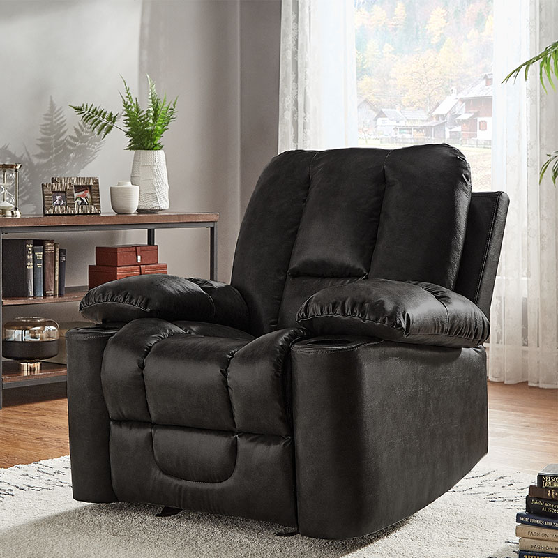High Quality Factory Outlets PU Recliner sofa chair  Designs For Living Room