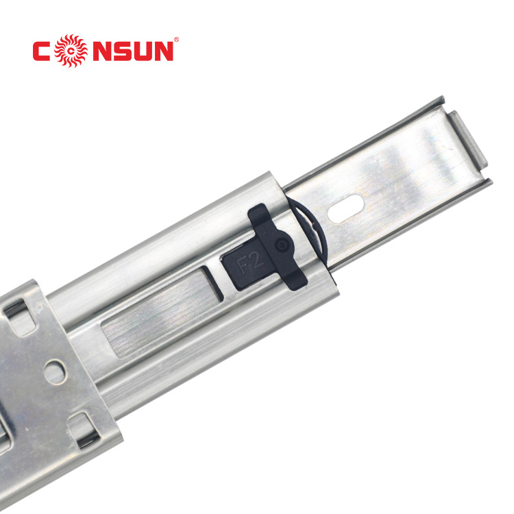 45mm stainless steel full-extension drawer slide