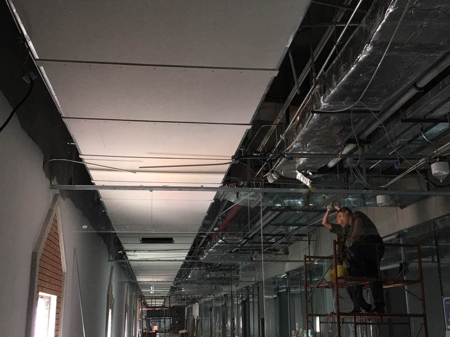 Fireproof Materials 12mm Fireproof Calcium Silicate Ventilation Ducting Board