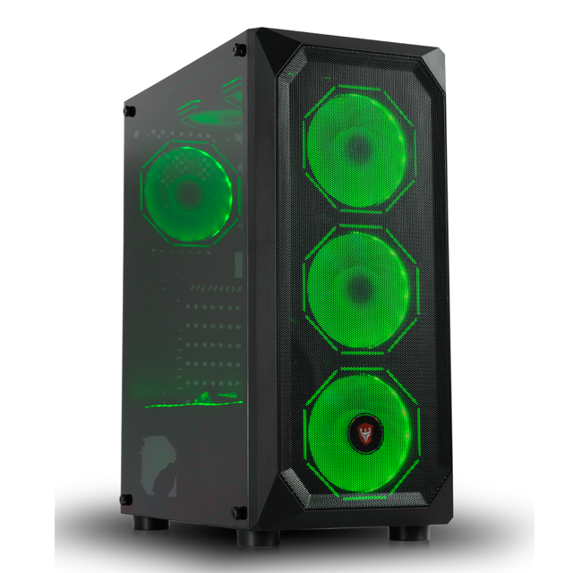 Sate Gaming Case Atx K875 6 Rgb Fans Argb Controller Strip Acrylic Panel