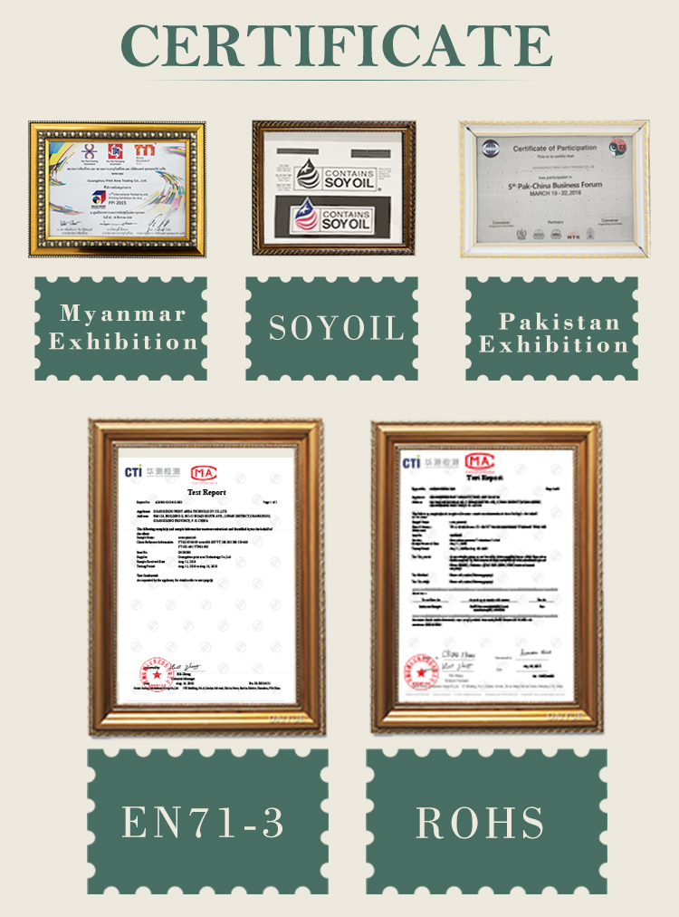 High quality Screen  UV invisible ink for Screen  printing, color green Nature Dry