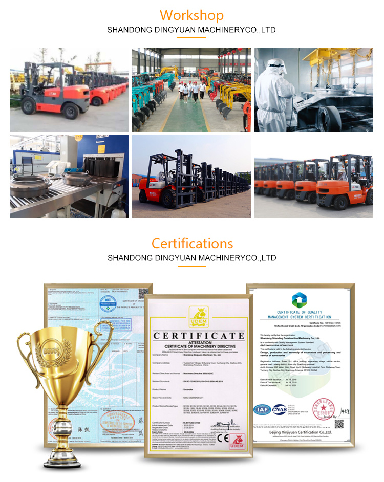 Shanding JDY15 1.5t warehouse crane off-road forklift