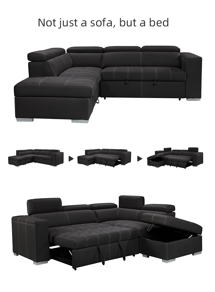 Luxury reclining fabric sofa bed sectional modern living room fabric sofa sets factory supplier