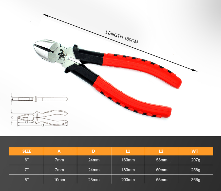 Manufacture Wholesales 45 carbon steel fine polishing cutting pliers