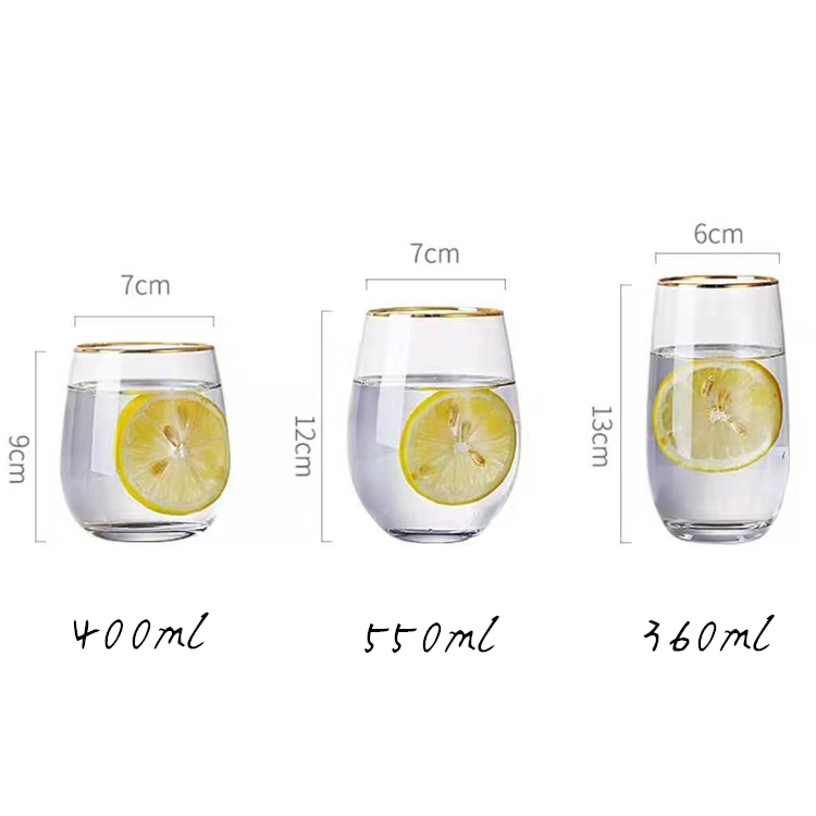 Heat Resistant Round Domestic Glass Beer Cup Drinking Cup High Borosilicate