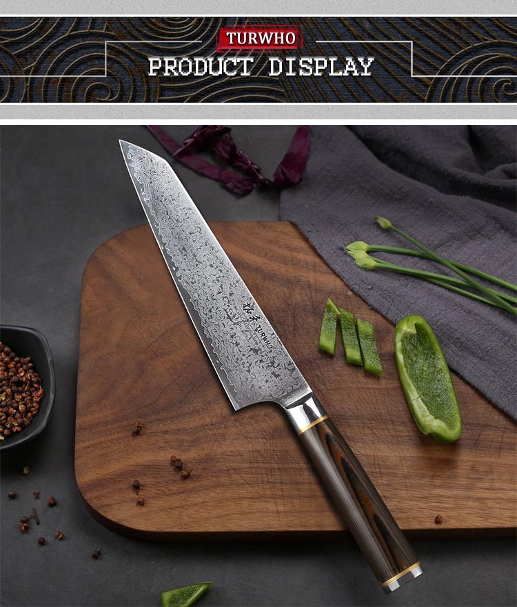 Professional 8-inch Damascus Japanese Chef Knife