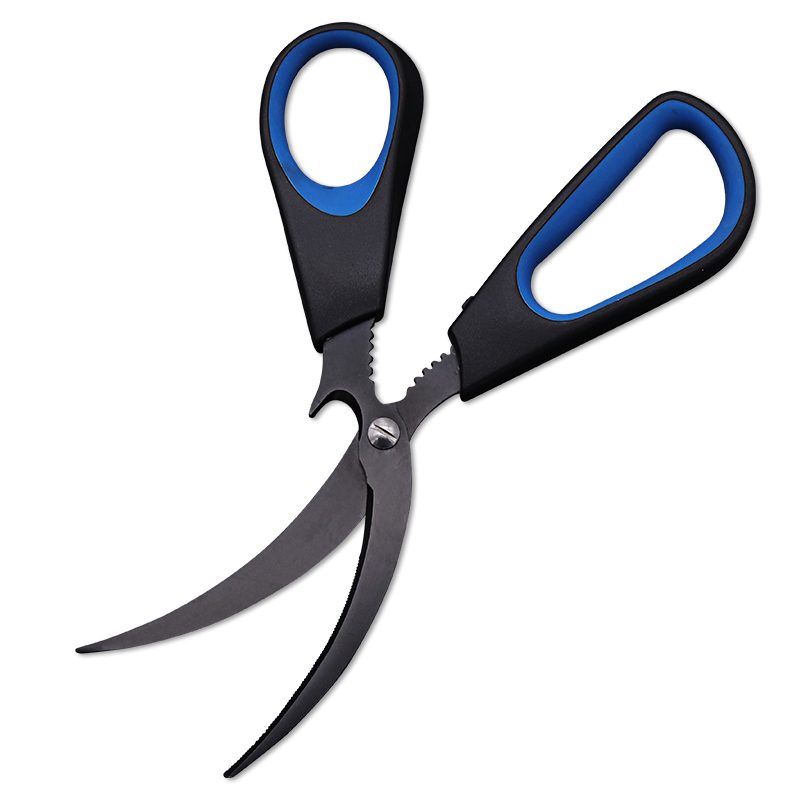 stainless steel kitchen scissors vegetable seafood shrimp kitchen scissors