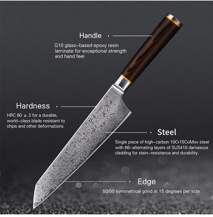 Professional 8-inch Damascus Japanese Chef Knife
