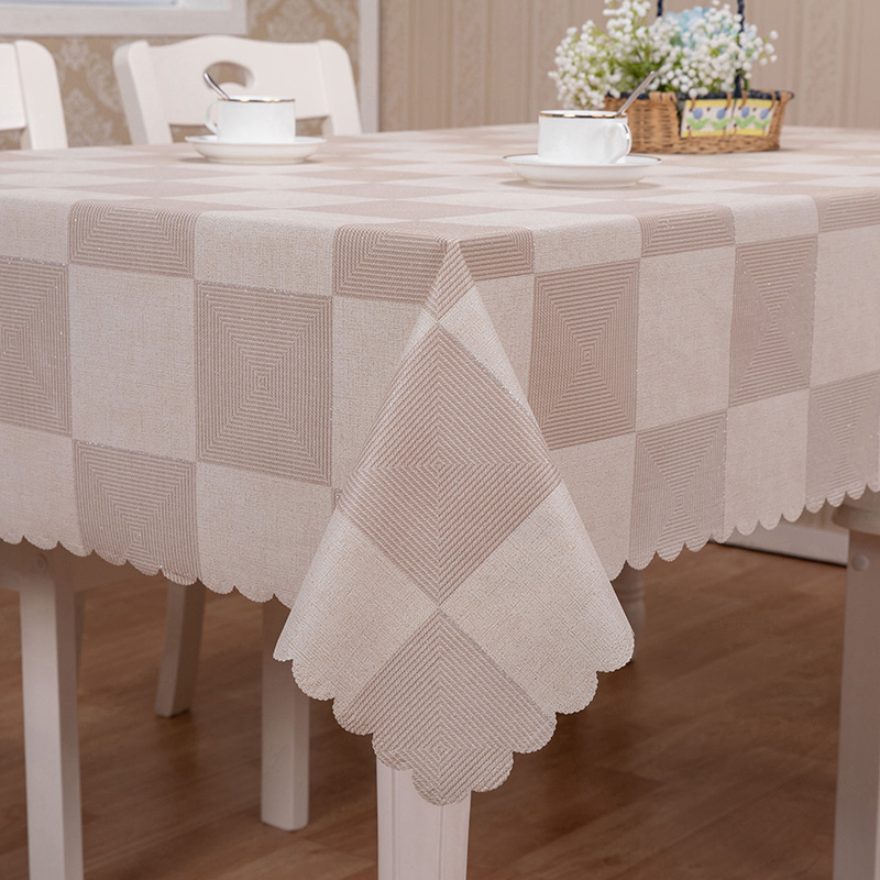 wholesale high quality NR foam PVC beautiful tablecloth
