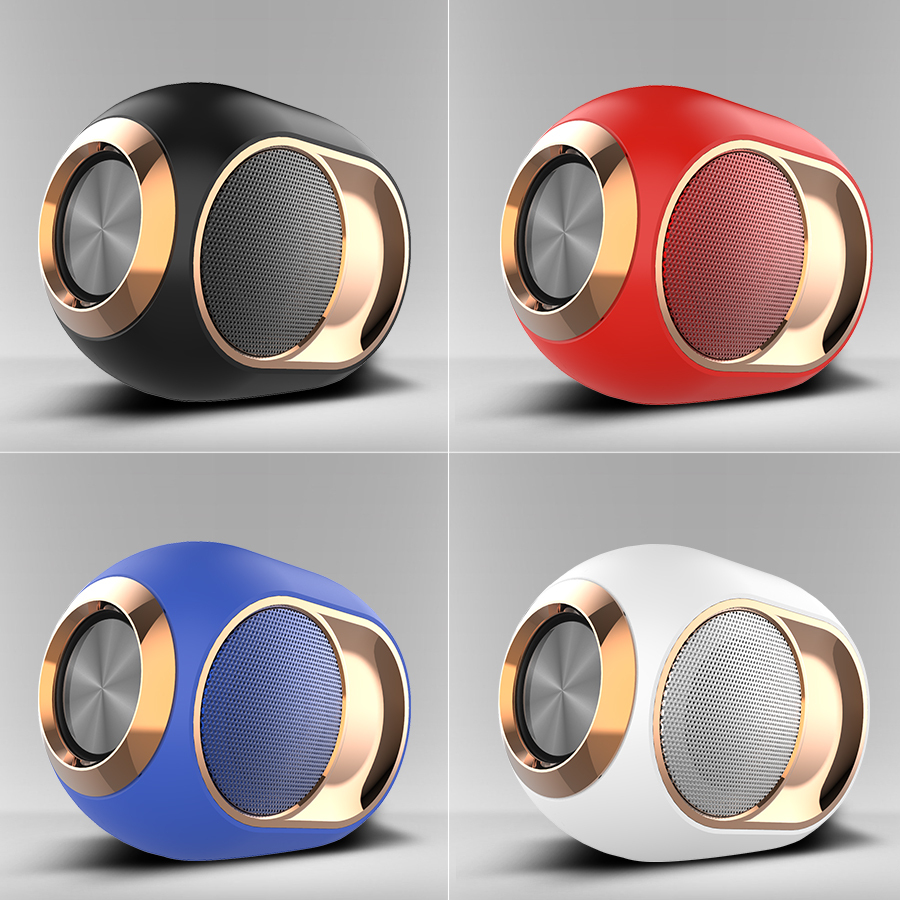 High Quality Plastic Portable Support 1500mAh Lithium Battery Connection Wireless Speaker