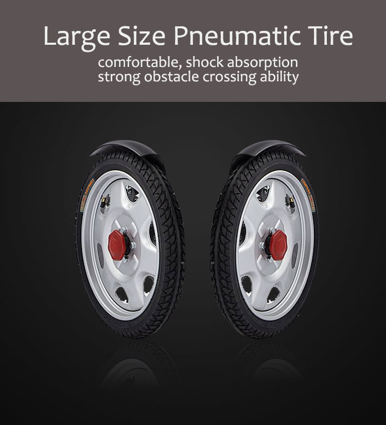 Electric Wheelchair Foldable and lightweight wheel chair portable elderly care products