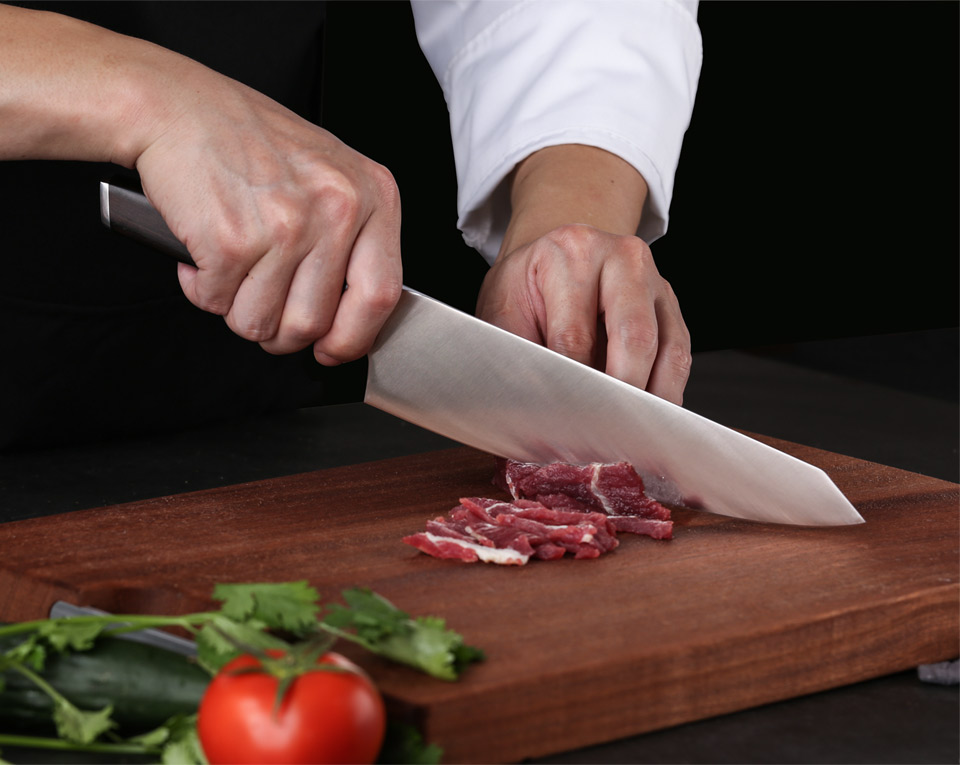 TURWHO 8 Inch German Steel 1.4116 Stainless Kitchen Chef Knife