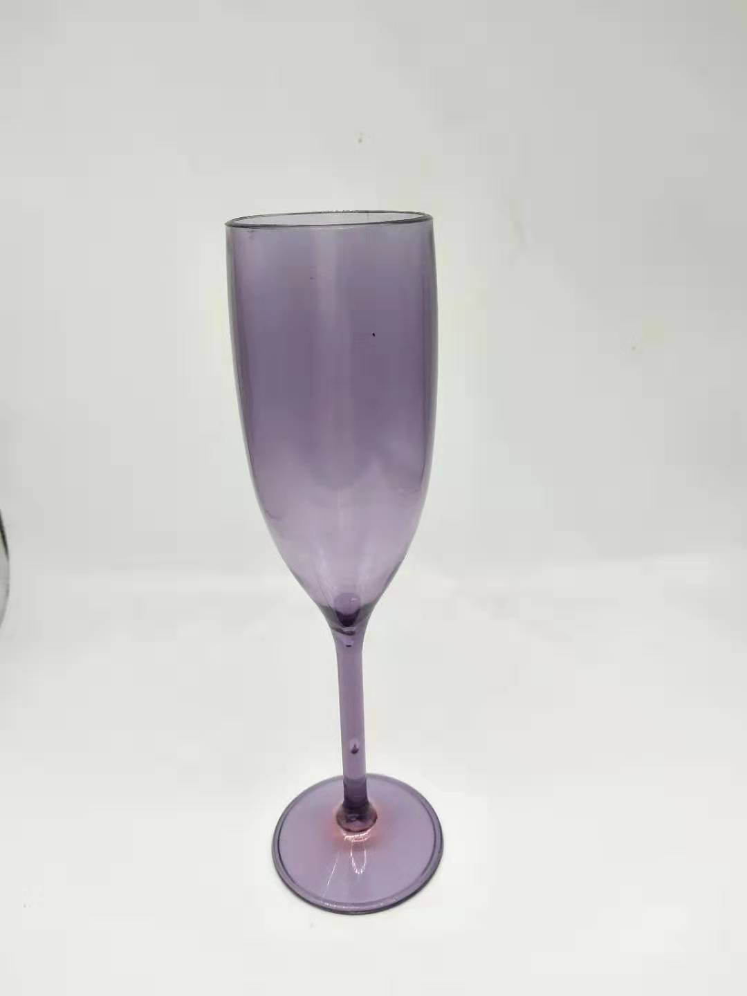Clear Glass like Plastic Champagne Glasses 5.2oz Champagne Flutes for Parties
