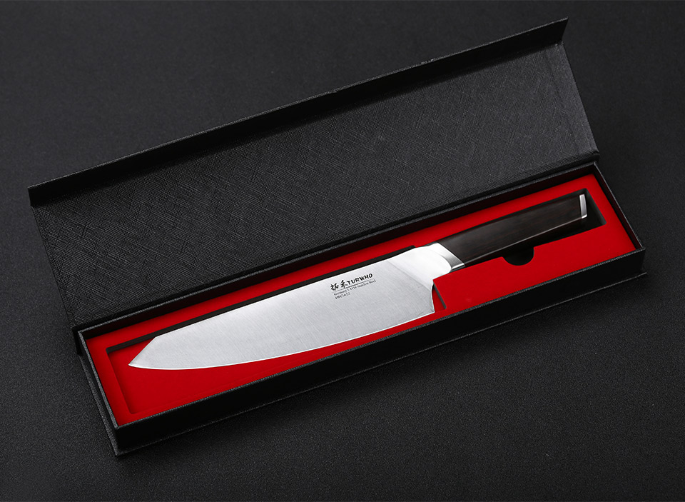 TURWHO 8 Inch German Steel 1.4116 Stainless Kitchen Chef Knife