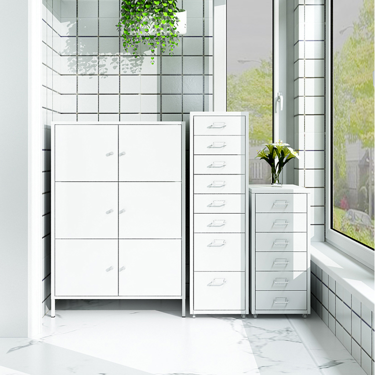 6 Tür-Stahlmetalllagerschrank-Garderoben-Garderoben-Entwurf 2