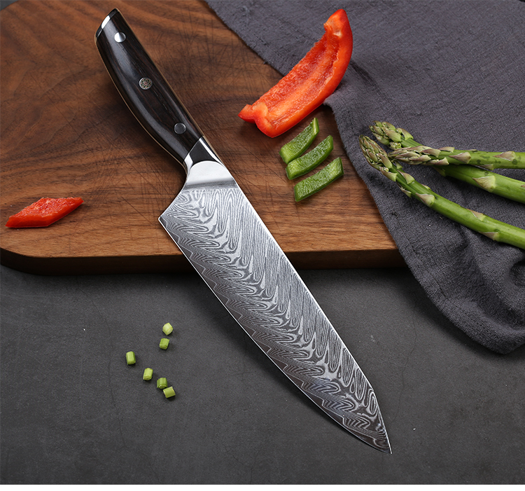 Hot Sale Classic 8 inch Damascus Kitchen Chef Knife