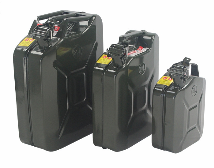 Steel Military Gasoline Fuel Tank Petrol Jerrycan 20 liter 5 Gallon Gal Oil Jerry Can