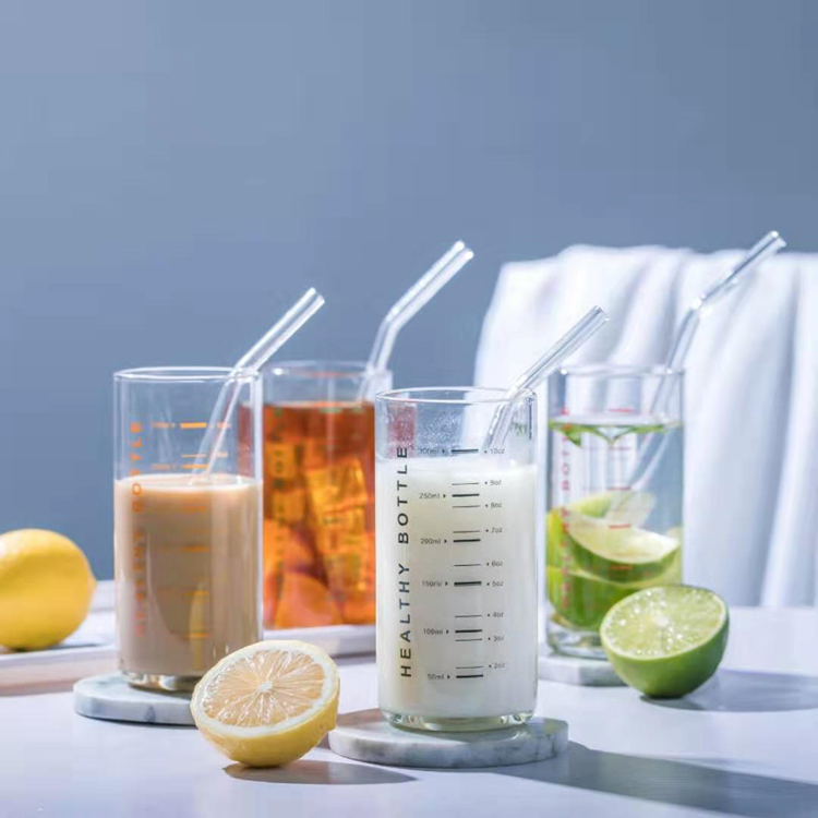 Glass Milk Cup Measuring Cup Breakfast Cup High Borosilicate