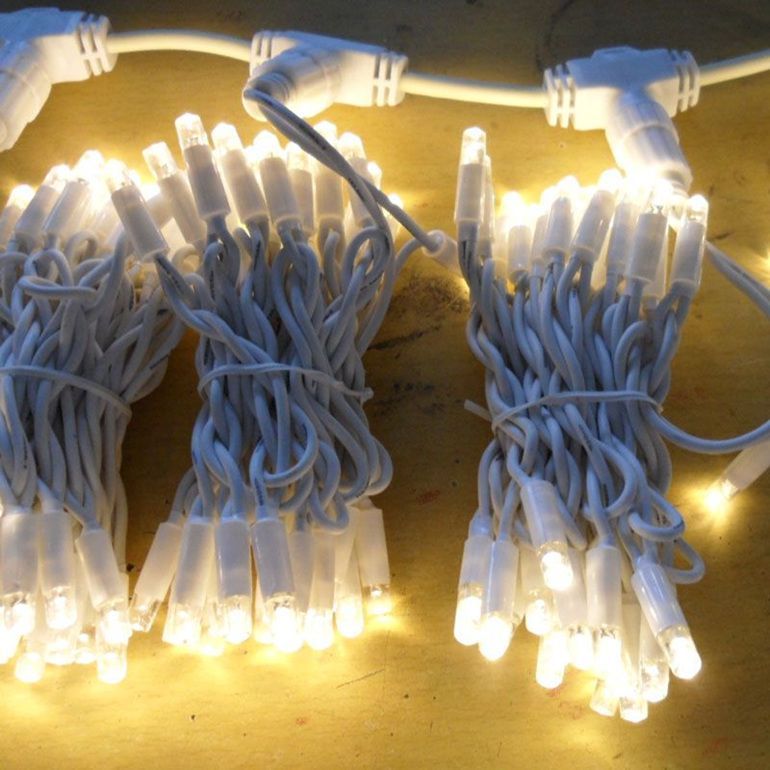 Waterproof IP65 outdoor rubber cable LED String light led fairy lights  Xmas decoration lighting