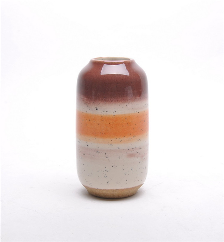 Western elegance hand painted colorful home decor tabletop modern small bud vases / ceramic vase