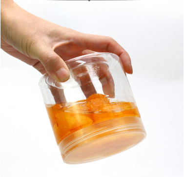 Eco-friendly Food Container Storage Glass Jar Clear Glass Jar With Cover Portable For Travel Camping