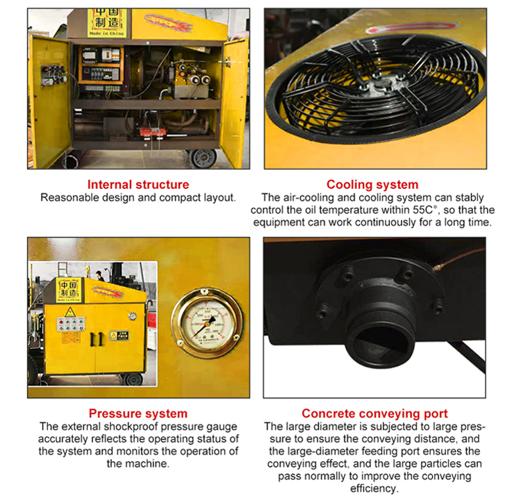 Top quality concrete pumping machine sale in philippines