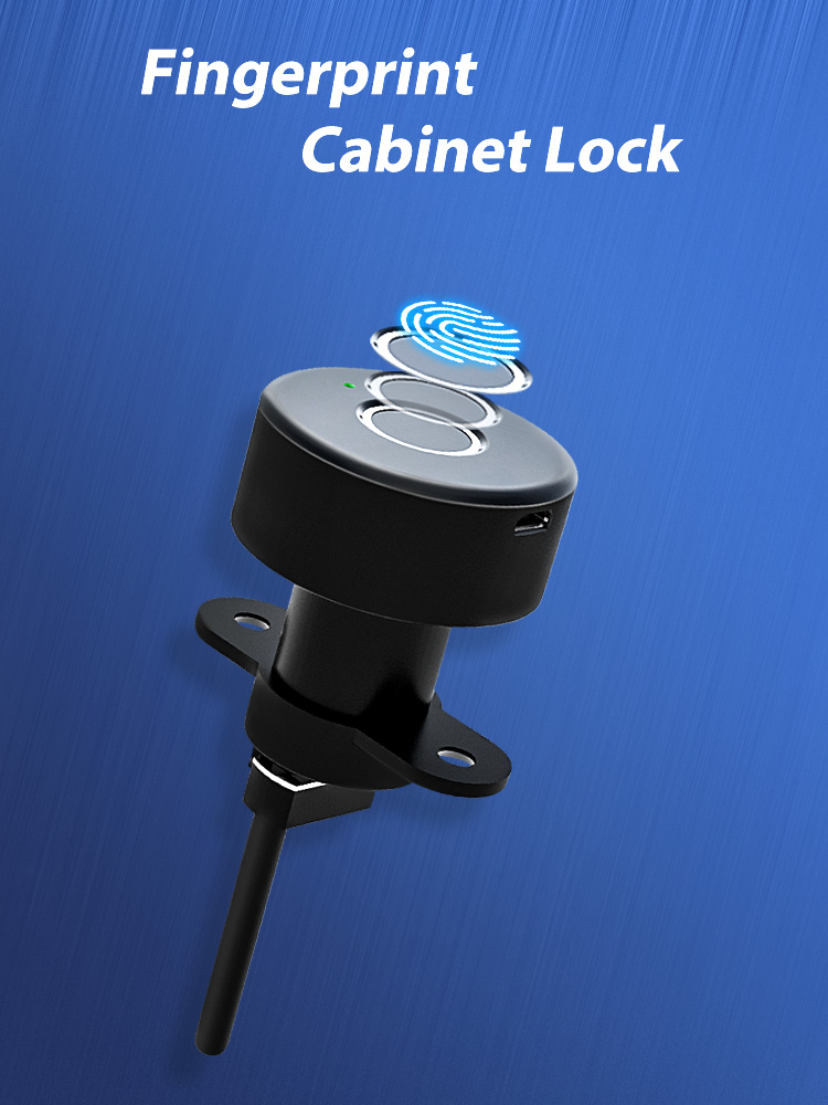 Tuya APP Small Smart Fingerprint Cabinet Lock for Liquor Drawer Funiture