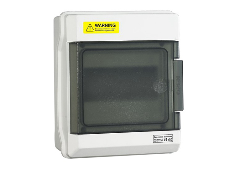 ABS Cover 6 Way Power Distribution Equipment Waterproof MCB Circuit Breaker Electrical Distribution Box