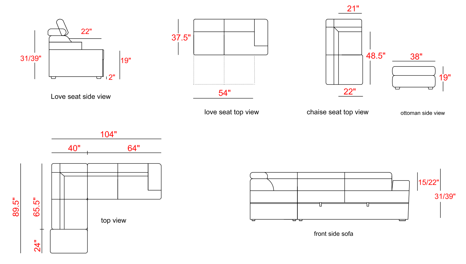 Modern Simple Fabric Living Room L sharp sleeper sofa set Furniture Sofa with pull out bed