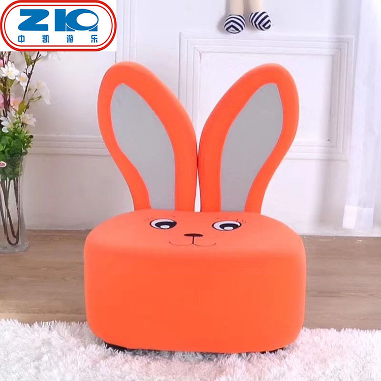 Wholesale Colorful Rabbit Baby Children Furniture Living Room Pink Sofa Chair