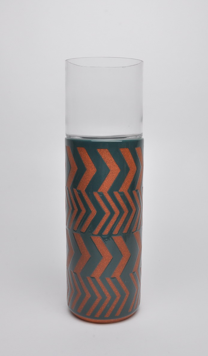Western home decor cylinder modern colorful indoor candle holders ceramic candle stand