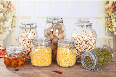 150ml 330ml 750ml round glass containers glass jar for bubble tea wholesale storage jars