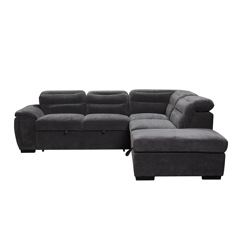 Wholesale Italian furniture sofa set Modern L shape fabric living room corner sofa bed