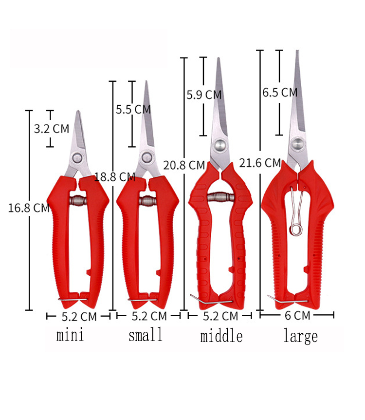 professional branches cutter plastic picking fruit trees pruner garden florist flower scissors