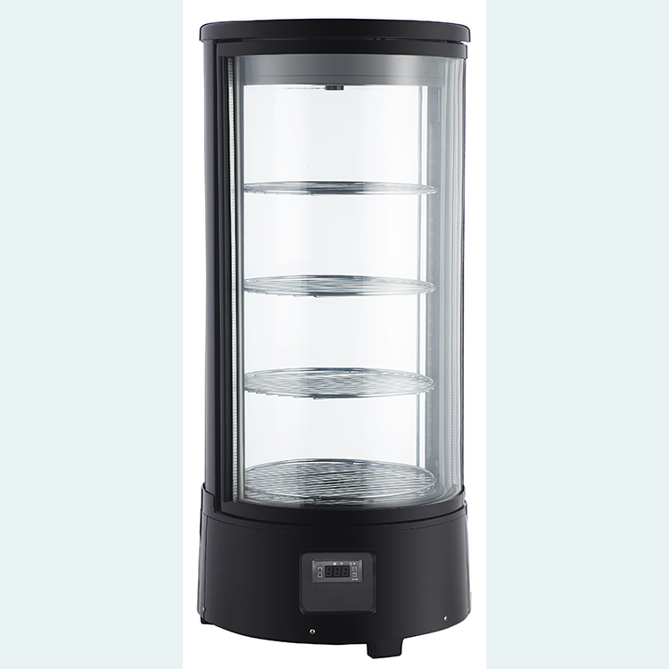 72L rotating cake cabinet refrigerated fresh display cabinet upright showcase