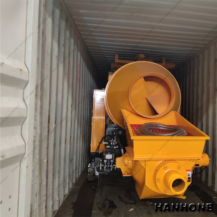 BEST SELLING DIESEL ENGINE TYPE CONCRETE PUMP MACHINE 40M3/H CAPACITY CONCRETE MIXER WITH PUMP