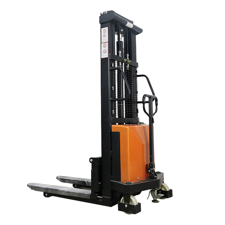 New model mini semi electric lift stacker truck forklift